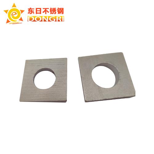 304 316不(bù)鏽鋼GB852方斜墊圈